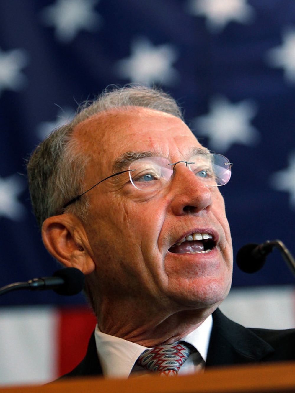Sen. Chuck Grassley, R-Iowa, shown in August 2011, criticized the STOCK Act that passed Thursday, saying it didn't go far enough.