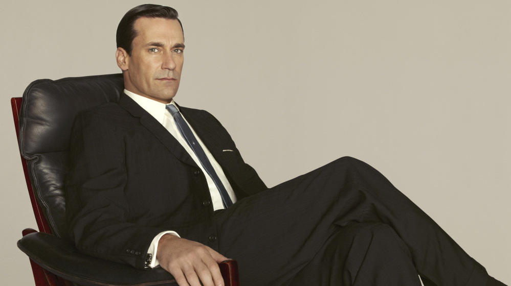 Jon Hamm plays Don Draper on Mad Men, which returns this Sunday night.