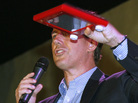 Republican presidential candidate, former Pennsylvania Sen. Rick Santorum holds an Etch A Sketch during a rally in Mandeville, La. on March 21. Republican presidential candidate, former Pennsylvania Sen. Rick Santorum holds an Etch A Sketch during a rally in Mandeville, La. on March 21.