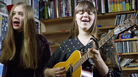 First Aid Kit plays a Tiny Desk Concert at the NPR Music offices on November 18, 2011. First Aid Kit plays a Tiny Desk Concert at the NPR Music offices on November 18, 2011.