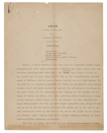 Exorcism, an O'Neill play thought to be lost forever, was recently unearthed in manuscript form. O'Neill's second wife had sent it to a friend as a Christmas gift. Exorcism, an O'Neill play thought to be lost forever, was recently unearthed in manuscript form. O'Neill's second wife had sent it to a friend as a Christmas gift.