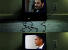Obama and Ahmadinejad screenshot. Obama and Ahmadinejad screenshot.