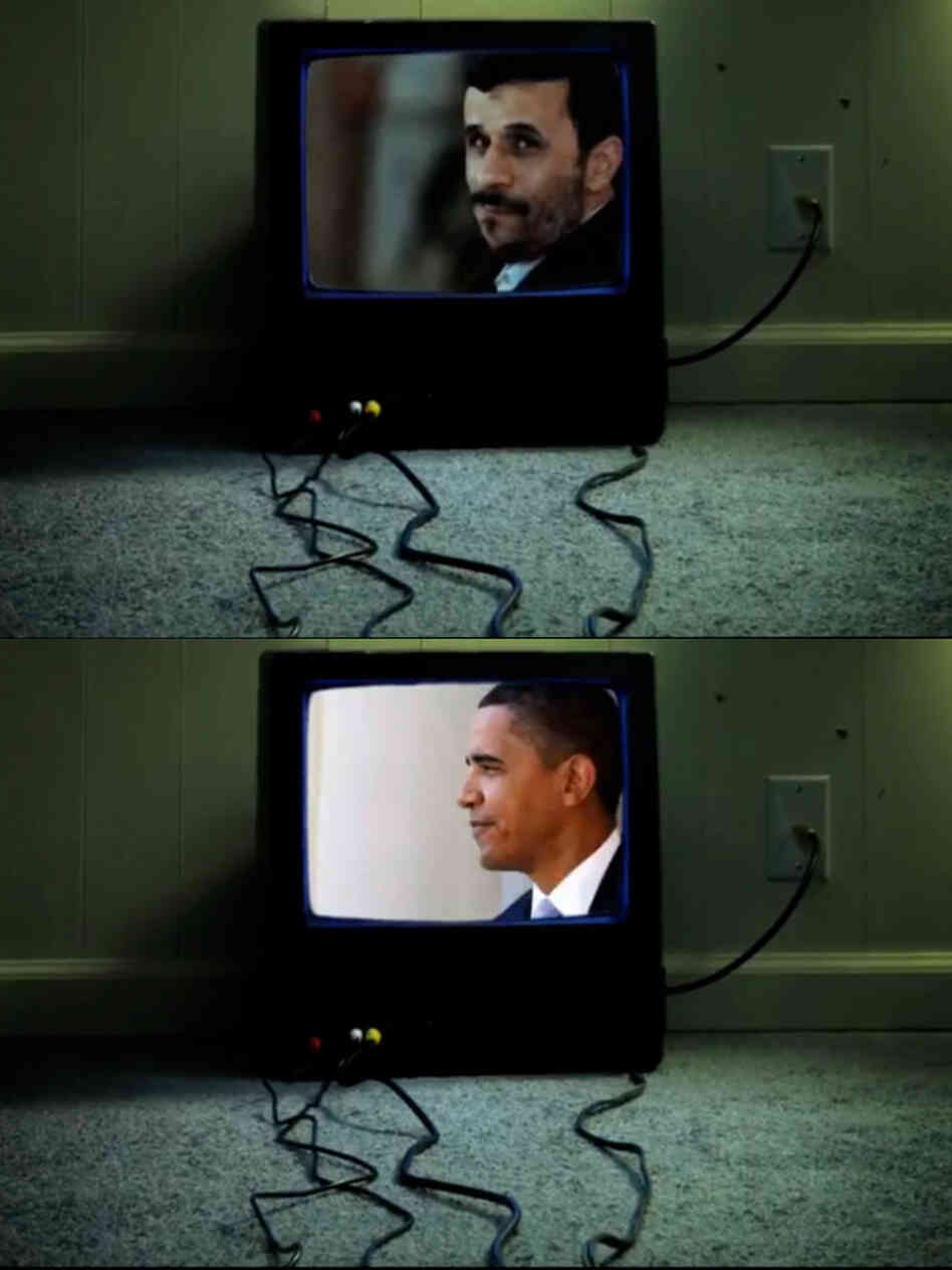 Obama and Ahmadinejad screenshot. 