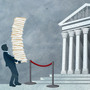 On Monday, the court considers whether it can even hear the health care case now. 