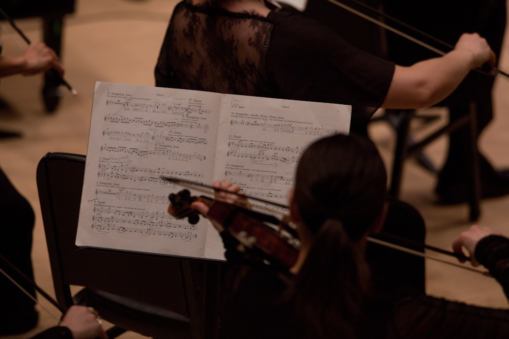 A member of Les Violons du Roy, the orchestra Bernard Labadie founded in 1984. 