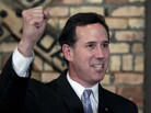 Rick Santorum won the Louisiana Republican presidential primary Saturday, beating front-runner Mitt Romney in the race to challenge President Obama. Rick Santorum won the Louisiana Republican presidential primary Saturday, beating front-runner Mitt Romney in the race to challenge President Obama.
