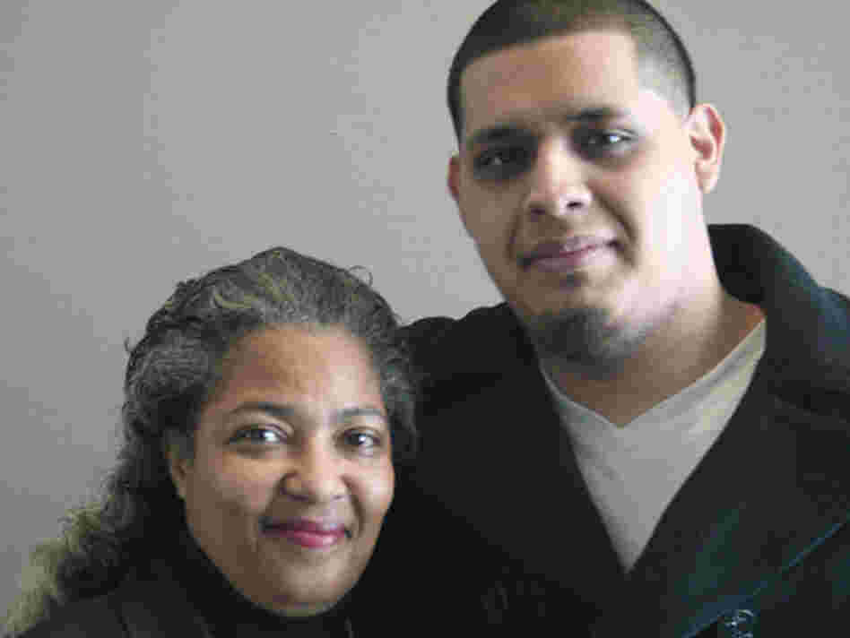 Raul Bravo had Clairene Terry as an automotive teacher in high school. Now, he is pursuing an associate degree in automotive technology.