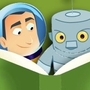 Astronaut and robot