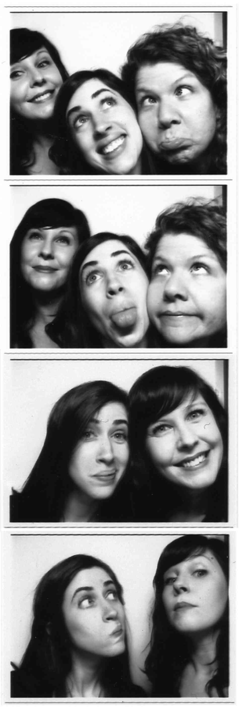 NPR's Creative Services team at the 2011 DC ADDY Awards (Top image, l to r): Betsy Martin, Katie Burk and Kathie Miller