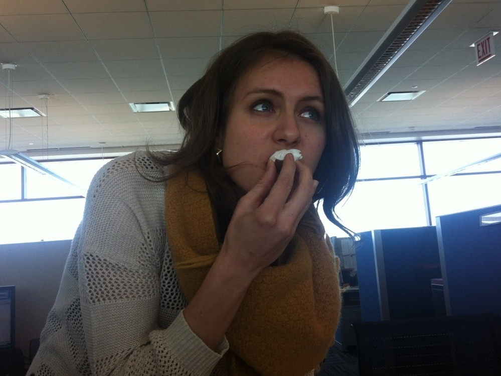 Kate, before going into a sugar rage. 
