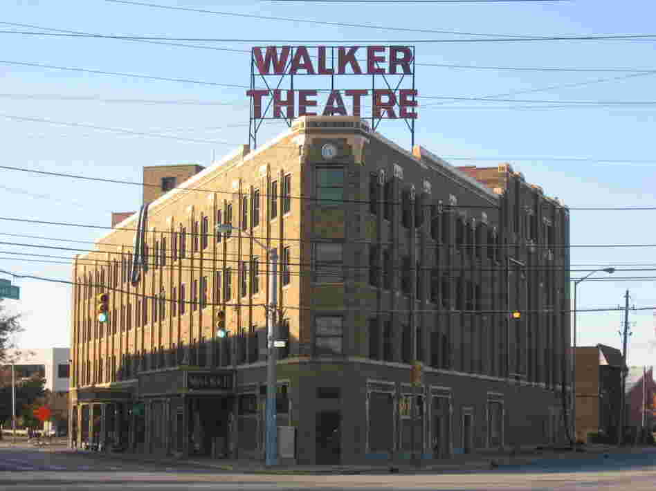 The Madame Walker Theater is one of the surviving iconic buildings on Indiana Avenue.