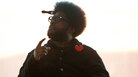 "Let's be real. We're all geeks in this room." ?uestlove, of The Roots, addresses the EMP Pop Conference on Sunday. At this moment, the drummer, producer and DJ was demonstrating the delighted confusion he tries to instigate on the dancefloor, which is why he spent years searching for the Spanish-language version of Kool and the Gang's "Celebration." "Let's be real. We're all geeks in this room." ?uestlove, of The Roots, addresses the EMP Pop Conference on Sunday. At this moment, the drummer, producer and DJ was demonstrating the delighted confusion he tries to instigate on the dancefloor, which is why he spent years searching for the Spanish-language version of Kool and the Gang's "Celebration."