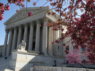 The U.S. Supreme Court building. The U.S. Supreme Court building.
