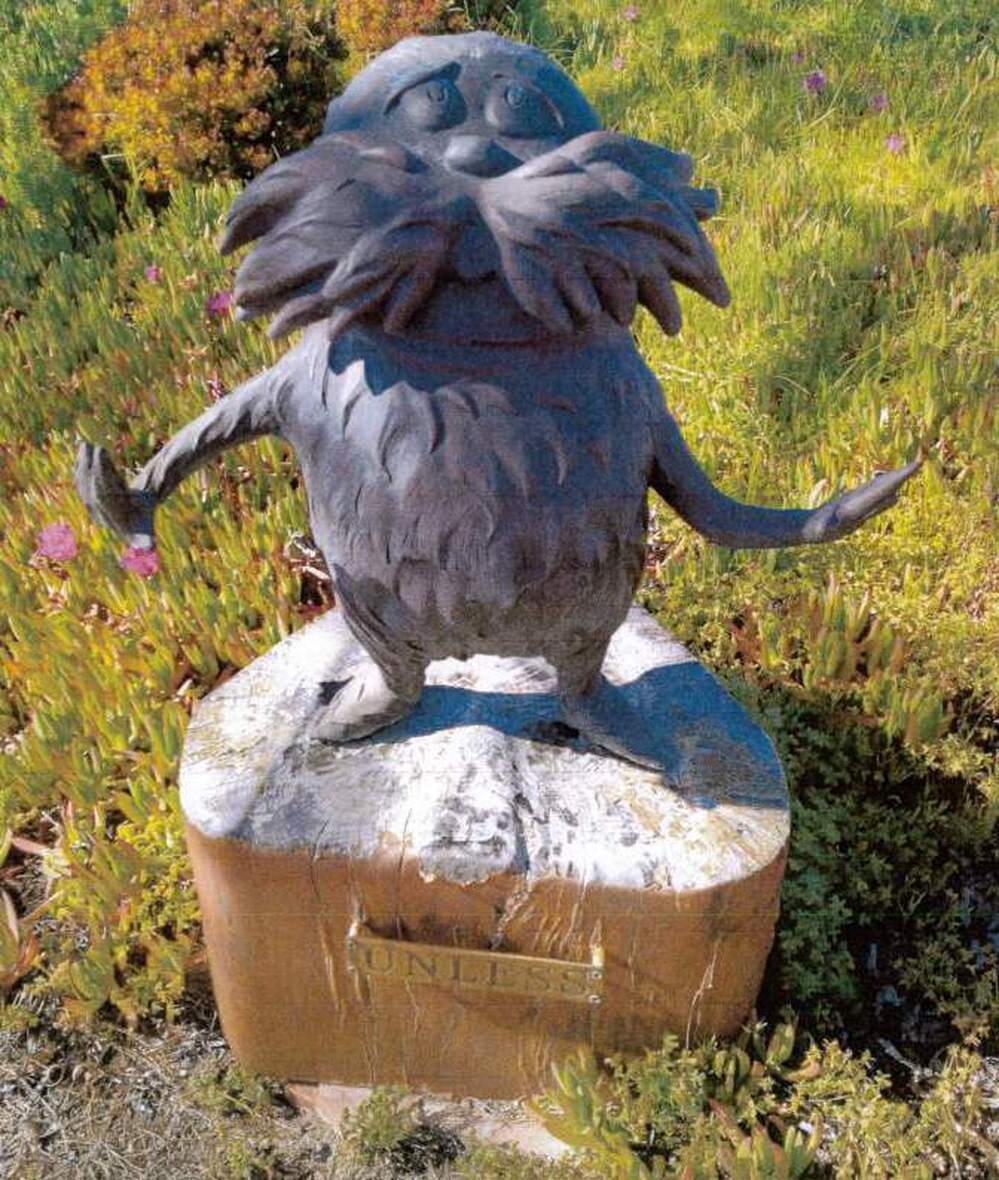 The Lorax, before he was taken away. 