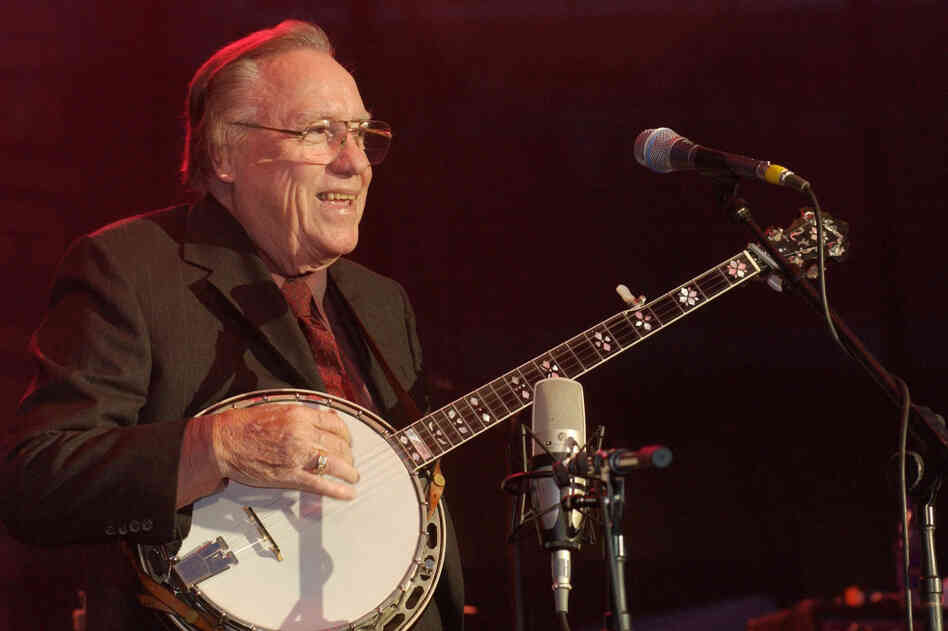 Earl Scruggs performs in Nashville, Tenn. in 2002.