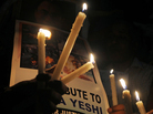 In Kolkata on Tuesday, exiled Tibetans and human rights activists held a candlelight for Jamphel Yeshi. In Kolkata on Tuesday, exiled Tibetans and human rights activists held a candlelight for Jamphel Yeshi.