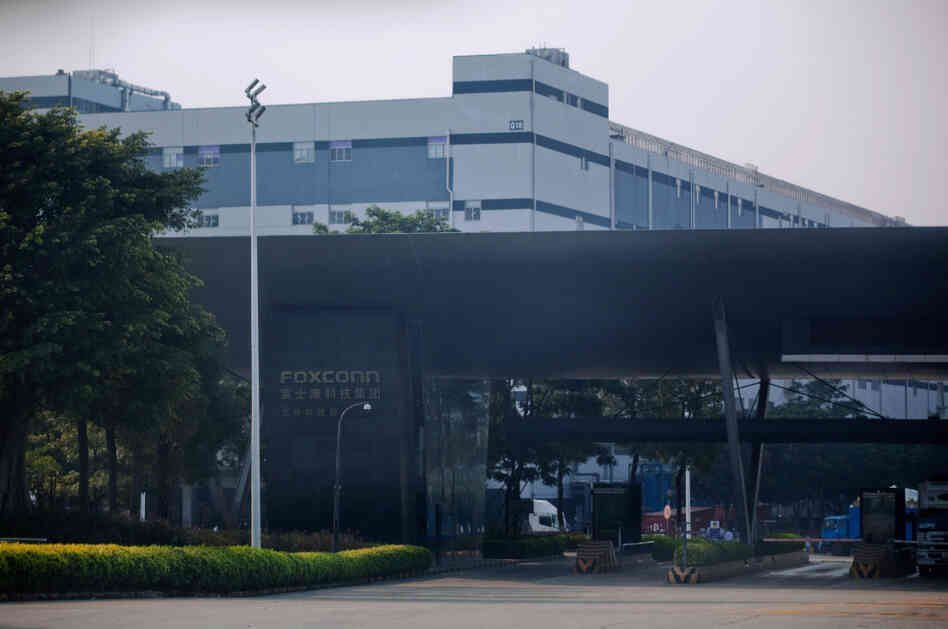A Foxconn International Holdings Ltd, complex is pictured on November 2010 in Shenzhen, China. 