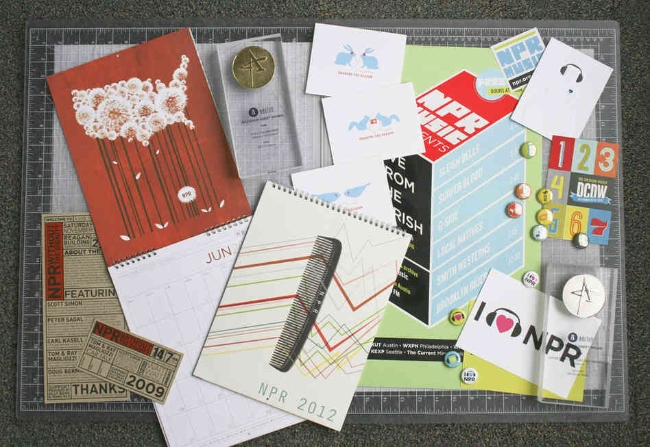 NPR's Creative Services team compiled all of its award-winning design work into a collage for the 'This is NPR' blog.