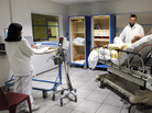 A patient is treated at the Nord Hospital in Marseille, France, in February. European countries have also been engaged in intense debates on the future of their health care systems, where universal coverage is the norm. A patient is treated at the Nord Hospital in Marseille, France, in February. European countries have also been engaged in intense debates on the future of their health care systems, where universal coverage is the norm.