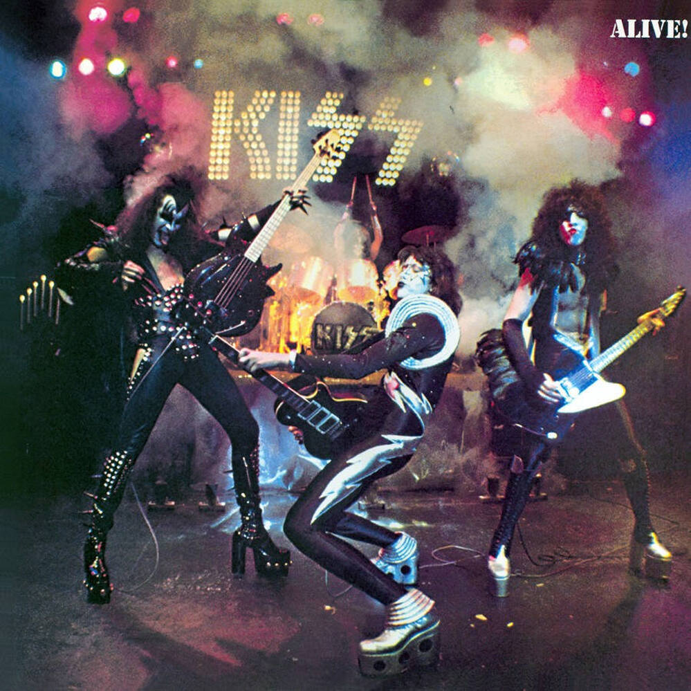 The album art for Kiss' Alive!