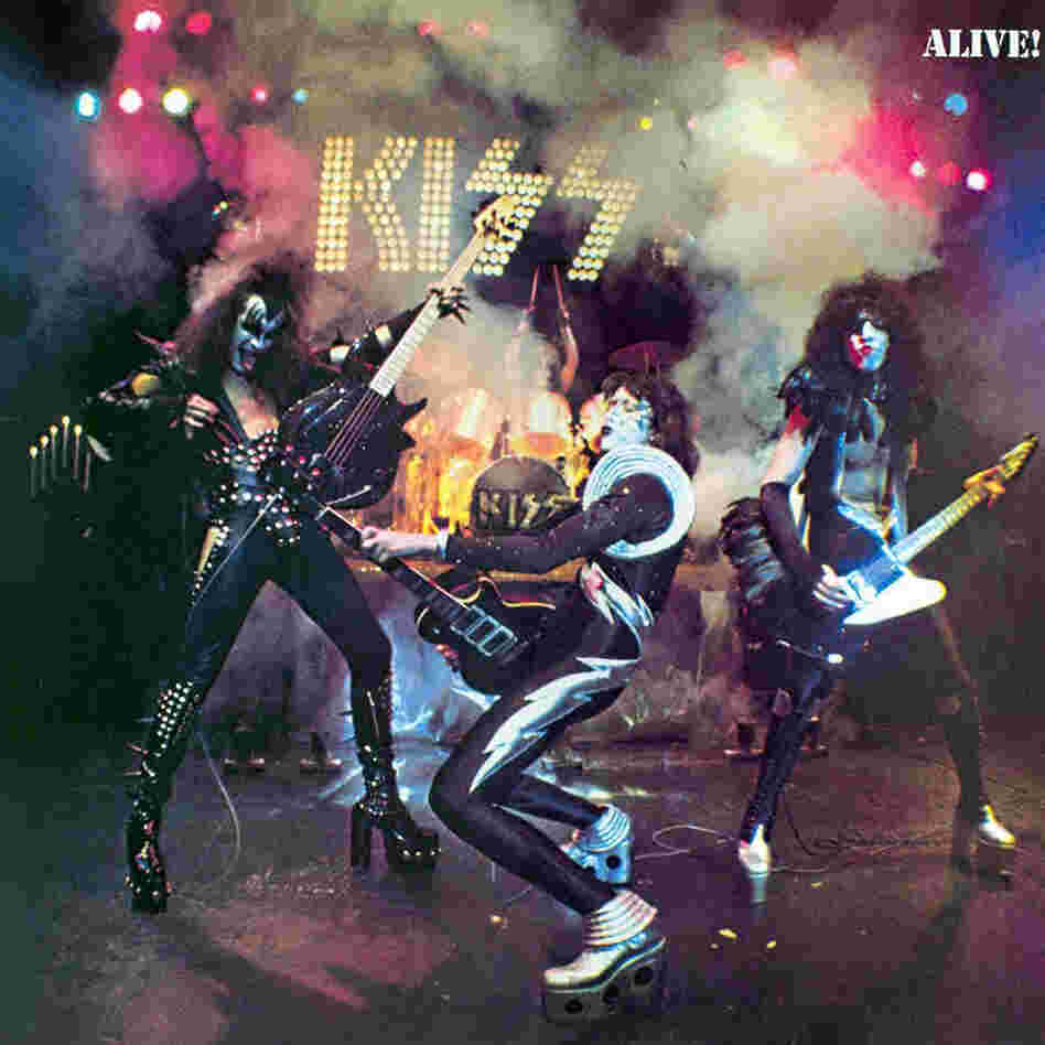The album art for Kiss' Alive!