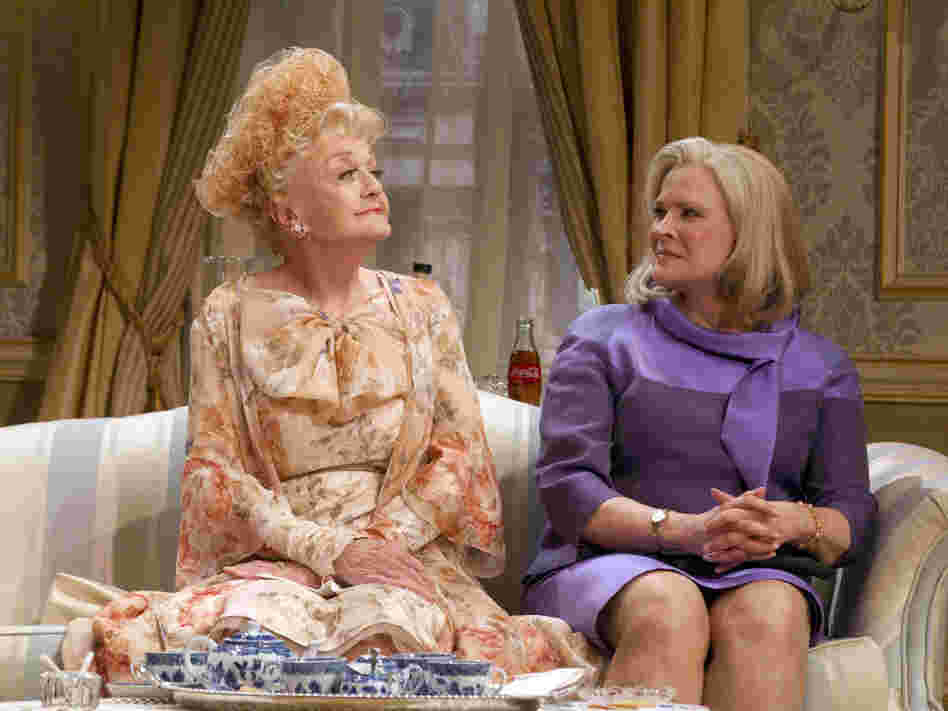 Candice Bergen (right) plays William Russell's estranged wife, while Angela Lansbury plays the chairperson of her party's women's division. Candice Bergen (right) plays William Russell's estranged wife, while Angela Lansbury plays the chairperson of her party's women's division.