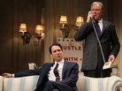 William Russell (John Larroquette, right), a blue-blooded, Harvard-educated former secretary of state, matches wits with rival presidential candidate Joe Cantwell (Eric McCormack), a scrappy conservative senator in the Broadway revival of The Best Man. William Russell (John Larroquette, right), a blue-blooded, Harvard-educated former secretary of state, matches wits with rival presidential candidate Joe Cantwell (Eric McCormack), a scrappy conservative senator in the Broadway revival of The Best Man.