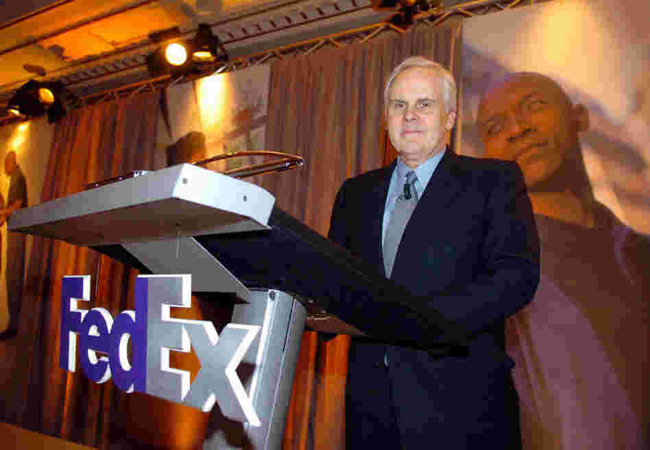 FedEx CEO Fred Smith, seen here in 2005, says he's is concerned about the effect oil consumption has on the U.S. 