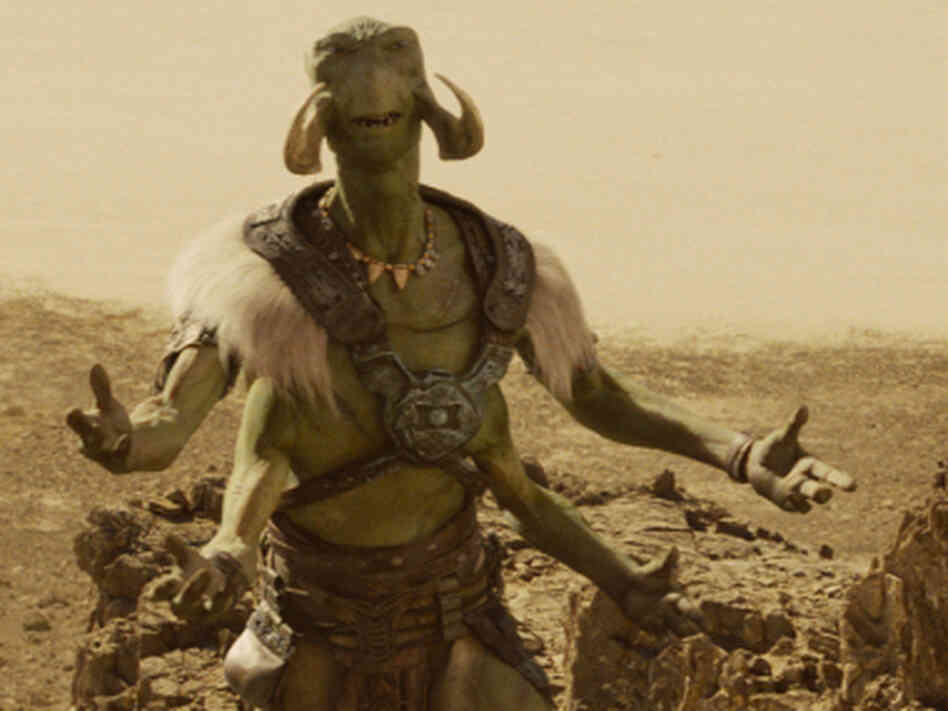 In John Carter, Dafoe plays Tars Tarkas, a nine-foot-tall alien warrior. Dafoe says the motion capture performance involved much more than simply voice-acting. In John Carter, Dafoe plays Tars Tarkas, a nine-foot-tall alien warrior. Dafoe says the motion capture performance involved much more than simply voice-acting.