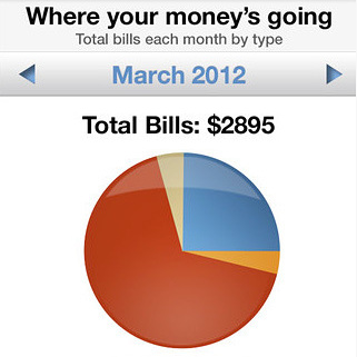 Personal finance software such as Pageonce, seen here in a demonstration, can help reduce the amount of paper tax records we keep.
