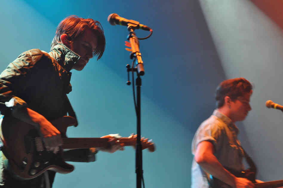 Delta Spirit guitarist Will McLaren (left) and Matt Vazquez.