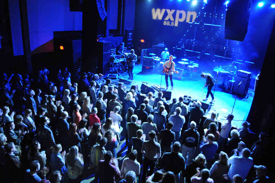 Delta Spirit filled Union Transfer in Philadelphia for a noon concert on WXPN.