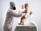 Stinky urine in a feverish child should be a red flag for doctors. Stinky urine in a feverish child should be a red flag for doctors.