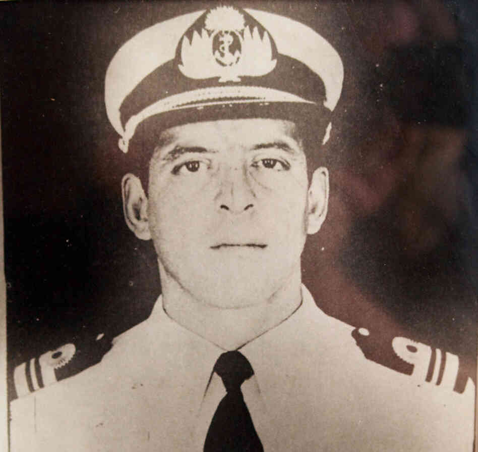 Capt. Pedro Giachino is considered a hero by some for having given his life in the Falkland Islands invasion. Human rights groups, however, say he was a henchman of Argentina's brutal military dictatorship. 