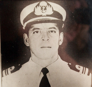 Capt. Pedro Giachino is considered a hero by some for having given his life in the Falkland Islands invasion. Human rights groups, however, say he was a henchman of Argentina's brutal military dictatorship. Capt. Pedro Giachino is considered a hero by some for having given his life in the Falkland Islands invasion. Human rights groups, however, say he was a henchman of Argentina's brutal military dictatorship.