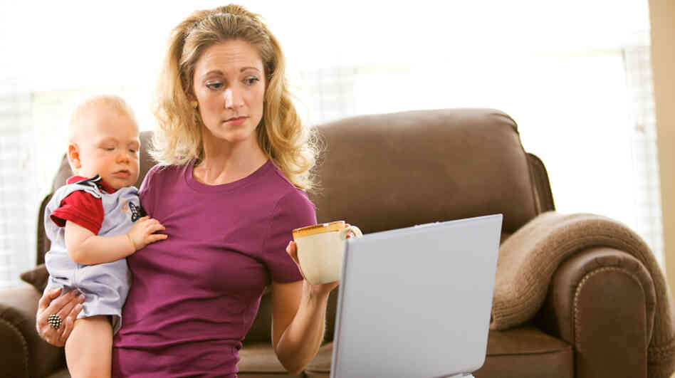 Moms, it's not the coffee that's keeping baby awake. Moms, it's not the coffee that's keeping baby awake.
