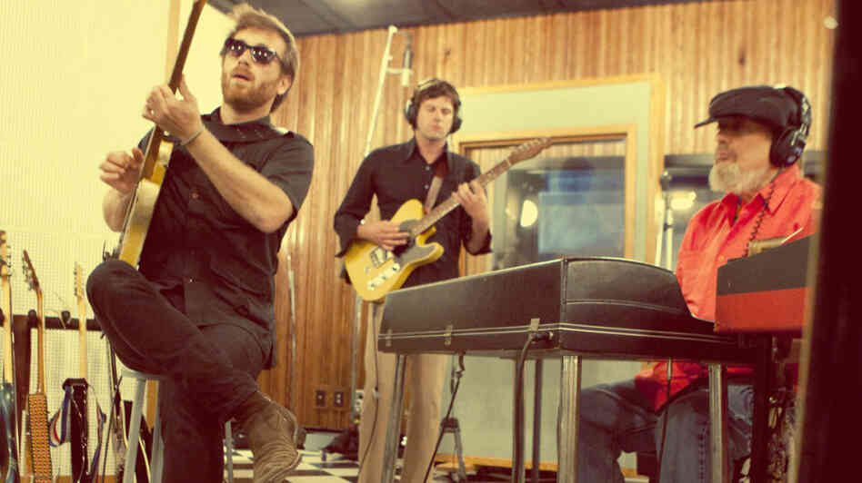 Dan Auerbach (left) joins Dr. John on the latter's new album, Locked Down.