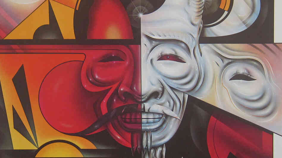 A detail from the cover of Minoru Muraoka's collaboration with Herbie Mann, Gagaku and Beyond.