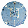 Fairchild's first microchip combined four transistors, six resistors and their interconnecting wires onto a single sliver of silicon, in 1960. Today's microprocessors can employ more than 1 billion transistors. 
