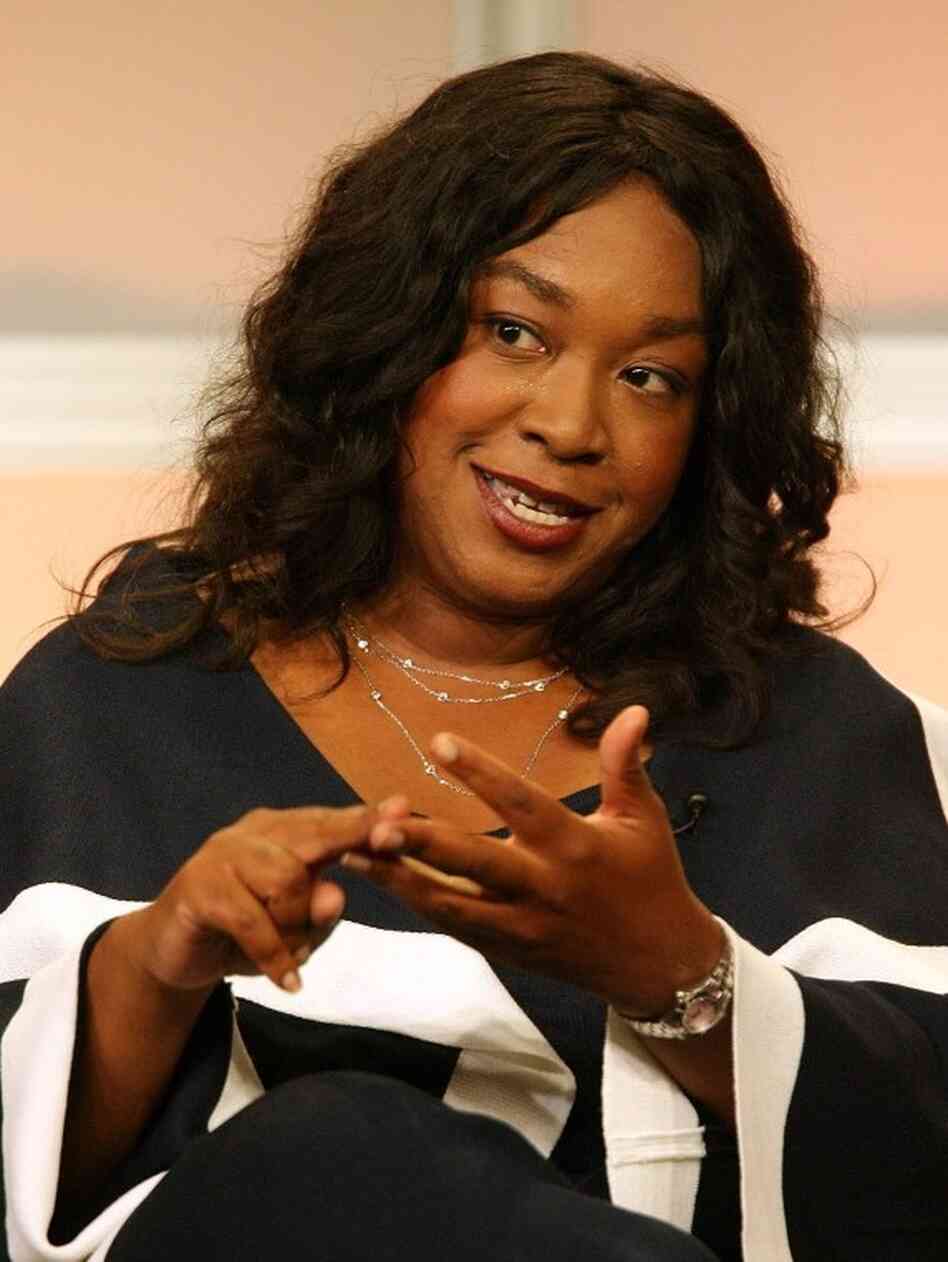 Scandal and Grey's Anatomy creator/executive producer Shonda Rhimes speaks during the 2007 Television Critics Association summer press tour. Scandal and Grey's Anatomy creator/executive producer Shonda Rhimes speaks during the 2007 Television Critics Association summer press tour.