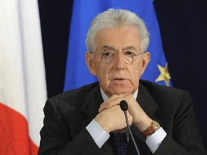 Italian Prime Minister Mario Monti, shown here during an EU summit in Brussels on March 2, is facing his biggest challenge yet over proposed changes to the country's labor laws. Italian Prime Minister Mario Monti, shown here during an EU summit in Brussels on March 2, is facing his biggest challenge yet over proposed changes to the country's labor laws.