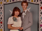 Just think of all the memories being made. Jim Simandl writes over email, "The theme song of our prom was 'On the Wings of Love' by Jeffrey Osborne; hence the winged paper doves on the backdrop." Just think of all the memories being made. Jim Simandl writes over email, "The theme song of our prom was 'On the Wings of Love' by Jeffrey Osborne; hence the winged paper doves on the backdrop."