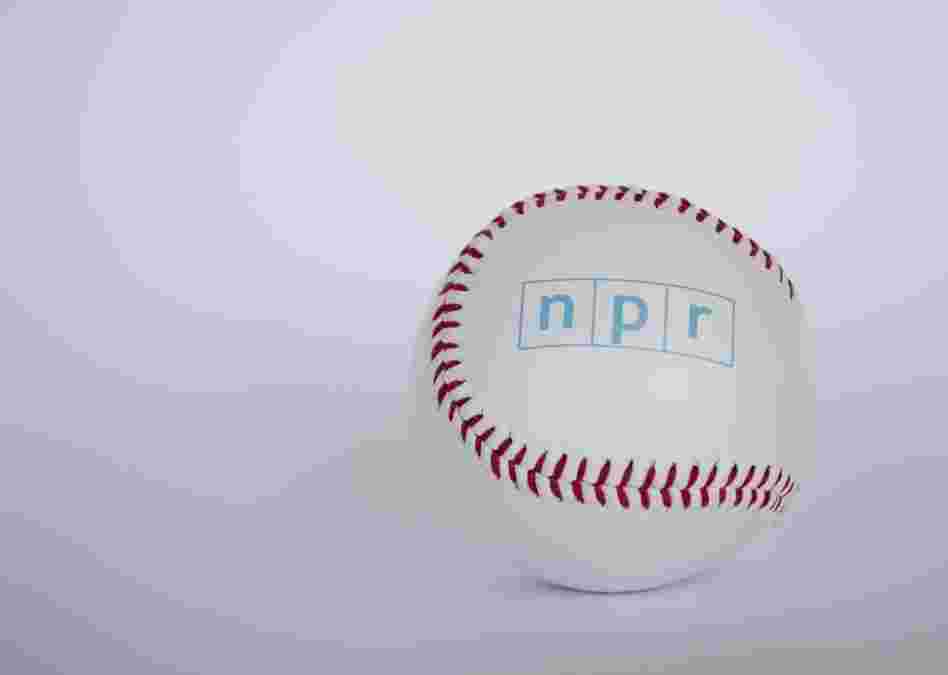 Custom baseball designed in-house by NPR's Creative Services & Branding team.