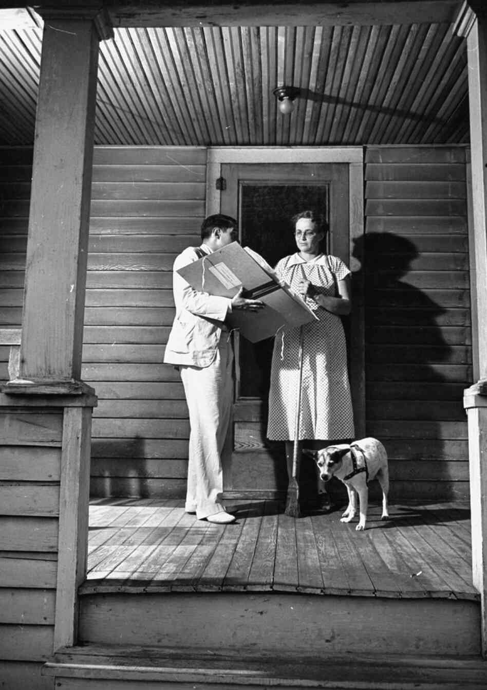 Is there a mortgage on your home? Mrs. B.K. Ward, mother of two and wife of a mechanic. Is there a mortgage on your home? Mrs. B.K. Ward, mother of two and wife of a mechanic.