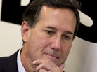 Rick Santorum at Bob's Diner in Carnegie, Pa., Wednesday. Rick Santorum at Bob's Diner in Carnegie, Pa., Wednesday.
