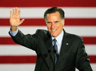Republican presidential candidate Mitt Romney celebrated last night with supporters in Milwaukee. Republican presidential candidate Mitt Romney celebrated last night with supporters in Milwaukee.