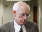 Former Arapahoe County Sheriff Patrick Sullivan before a court hearing last month. Former Arapahoe County Sheriff Patrick Sullivan before a court hearing last month.