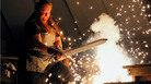 Not a new Food Network show: tenor Jay Hunter Morris, as Siegfried forging his sword, in the Metropolitan Opera's controversial Ring cycle. Not a new Food Network show: tenor Jay Hunter Morris, as Siegfried forging his sword, in the Metropolitan Opera's controversial Ring cycle.