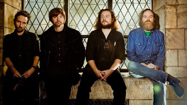 Jay Farrar, Will Johnson, Anders Parker Needle, and Yim Yames make up New Multitudes. 