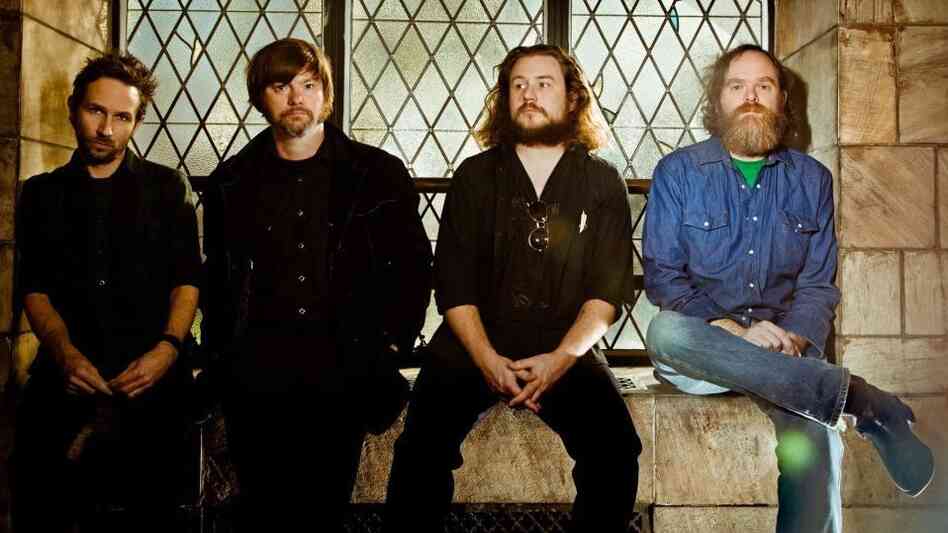 Jay Farrar, Will Johnson, Anders Parker Needle, and Yim Yames make up New Multitudes. 